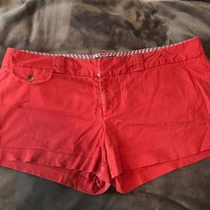 Red shorts